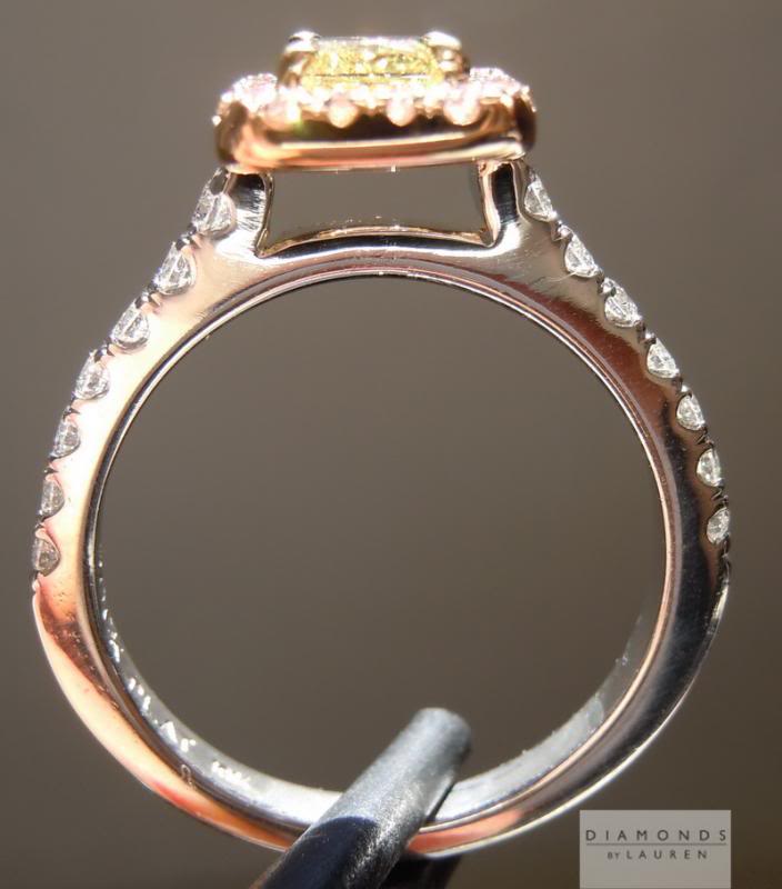 canary diamond ring