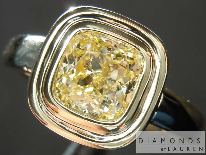 yellow diamond ring