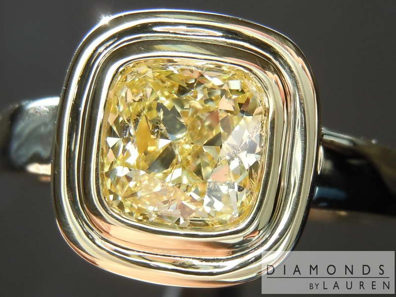 canary diamond ring
