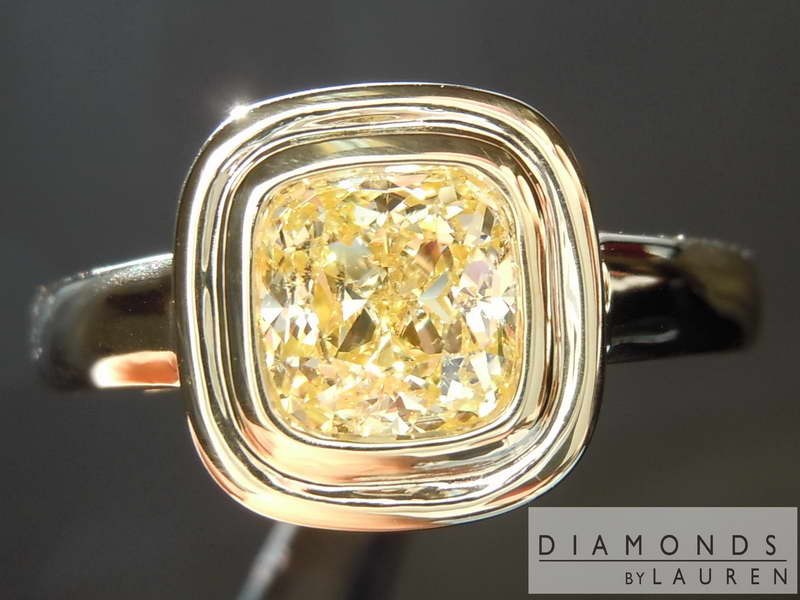 canary diamond ring