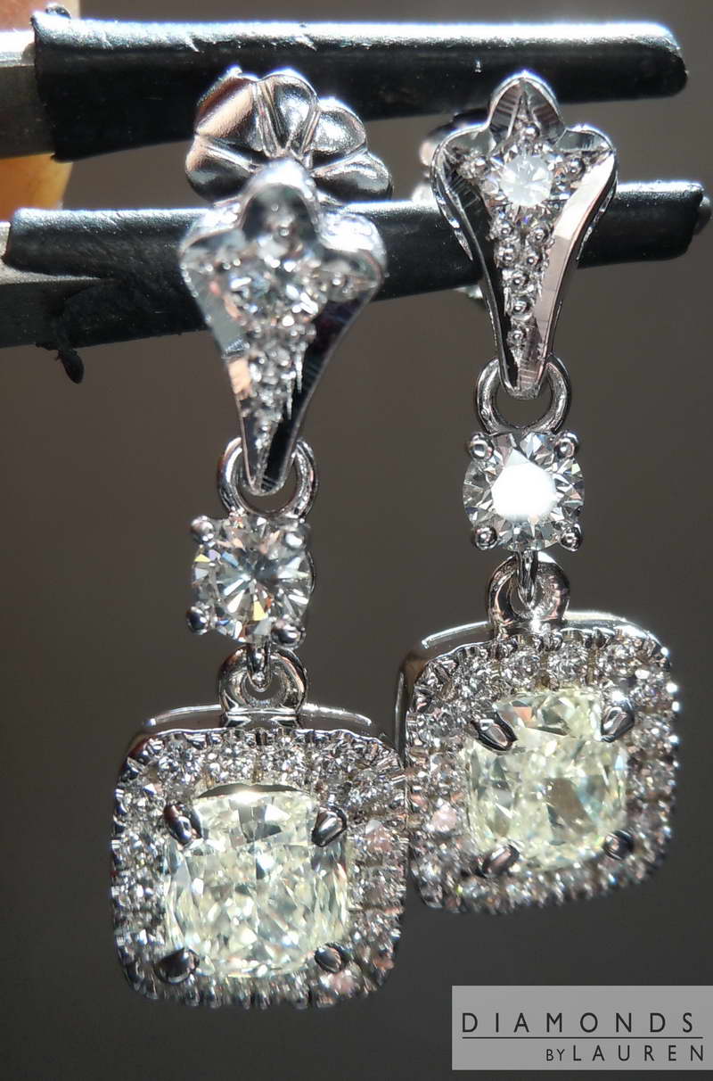 canary diamond earrings