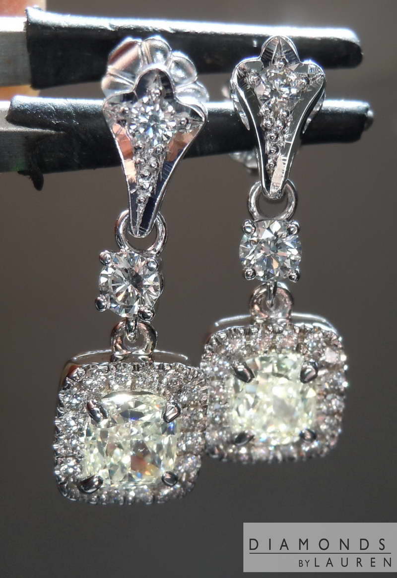 canary diamond earrings