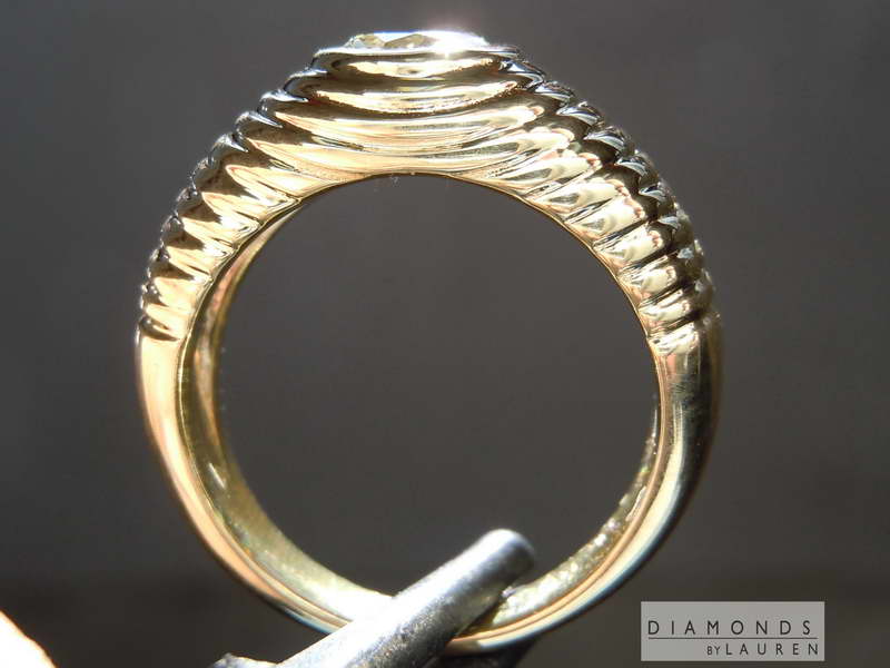 golden diamond ring