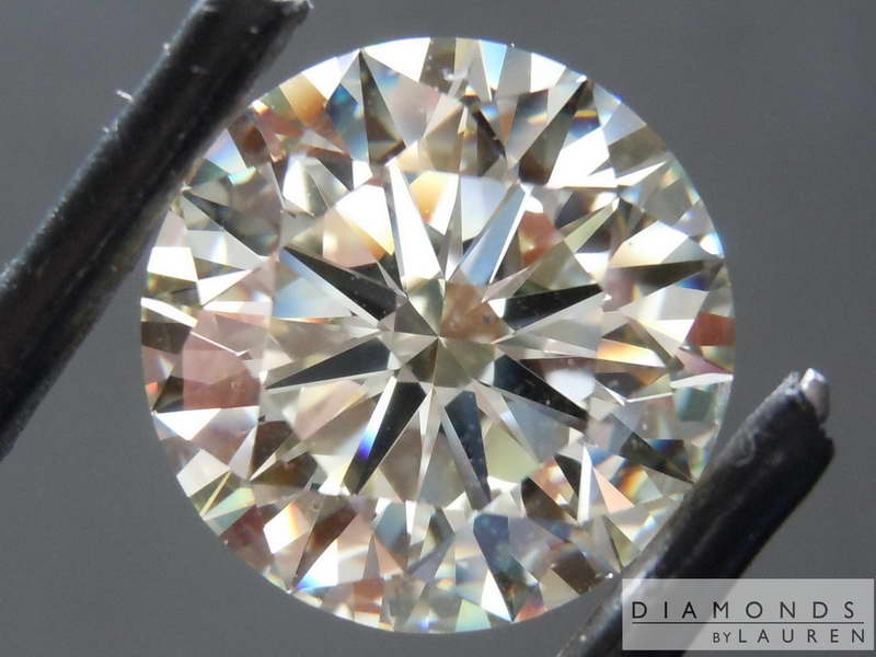 7.58ct N VS2 Round Brilliant Diamond R8466