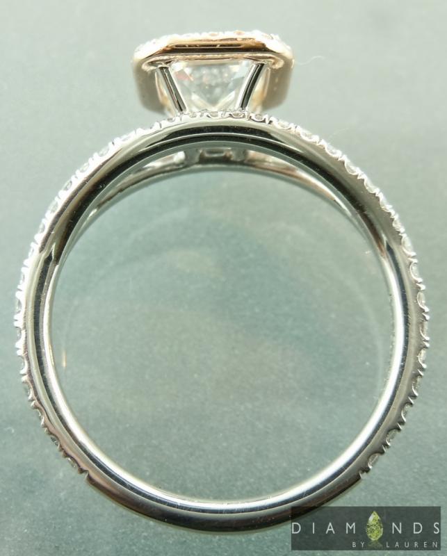 colorless diamond ring