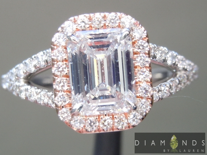 rose gold diamond ring