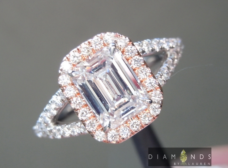 colorless diamond ring