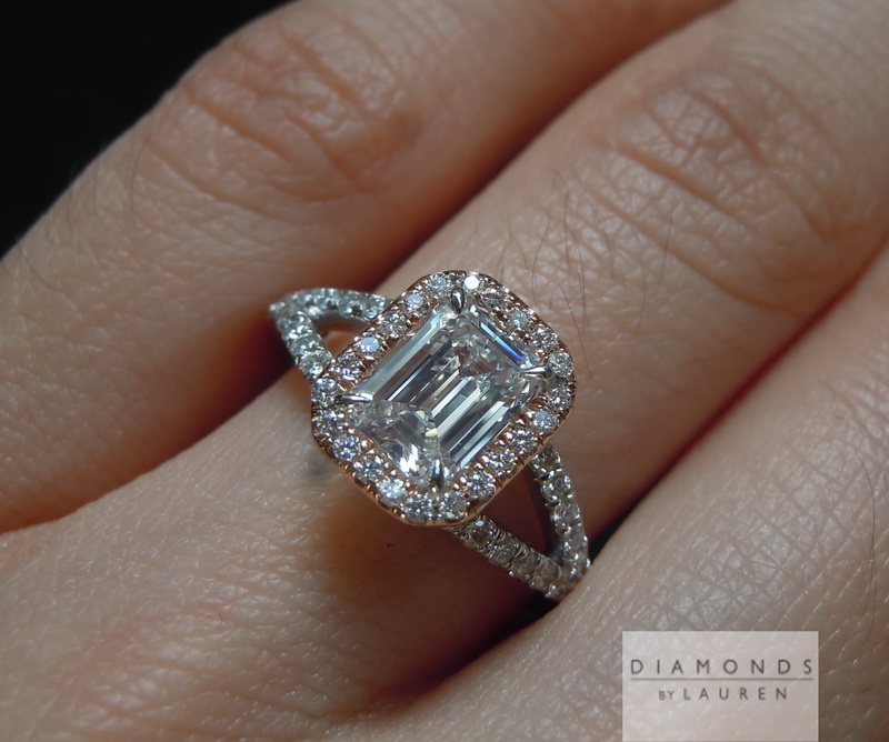 colorless diamond ring