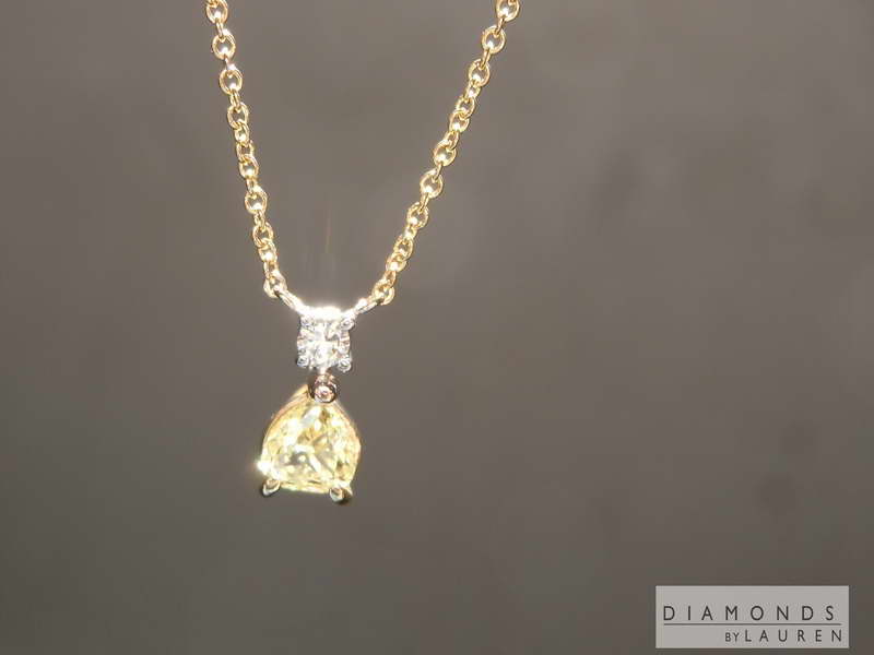 canary diamond necklace