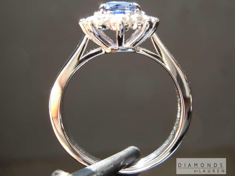 diamond halo ring