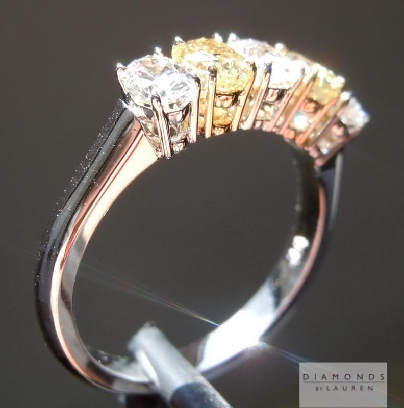 colorless diamond ring