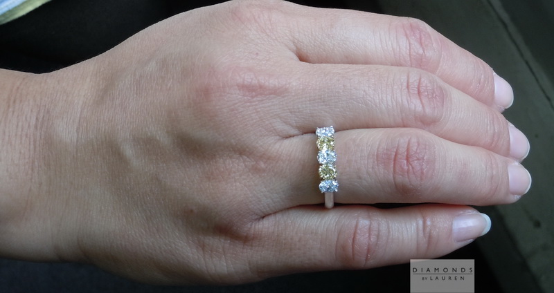 canary diamond ring