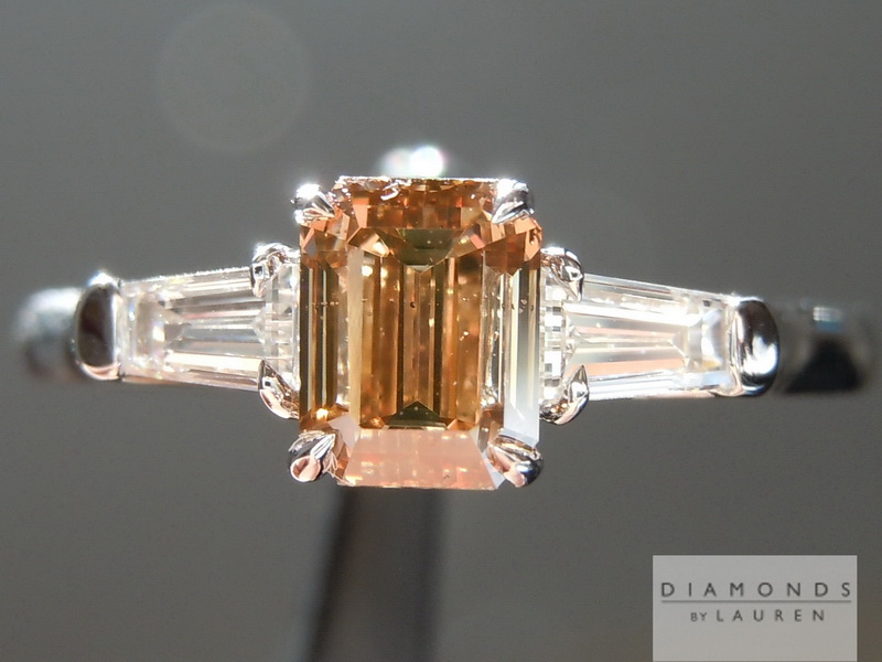 brown diamond ring