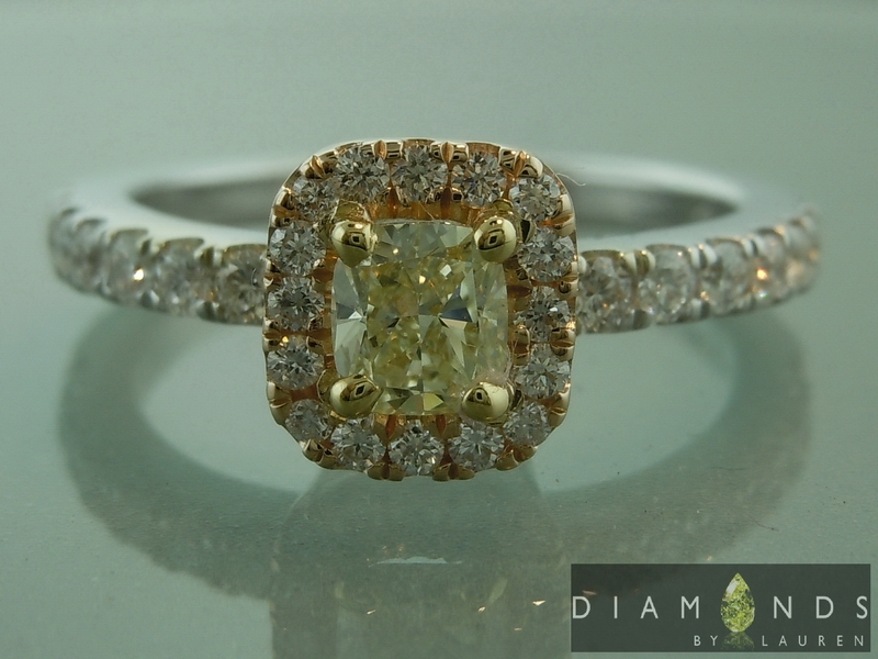 canary diamond ring