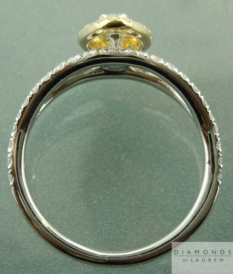 orange diamond ring