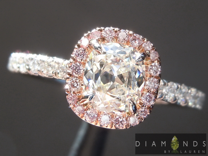 pink diamond ring
