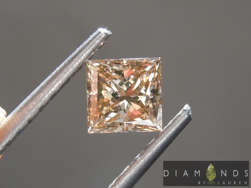 brown diamond ring