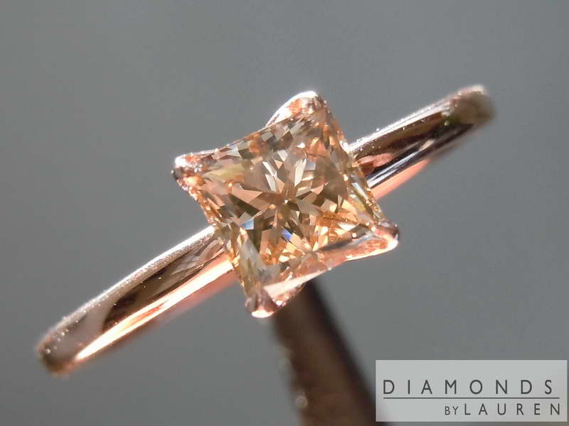 brown diamond ring