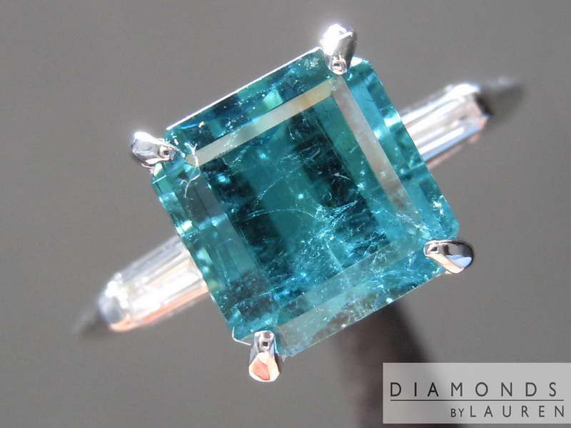 topaz and diamond ring