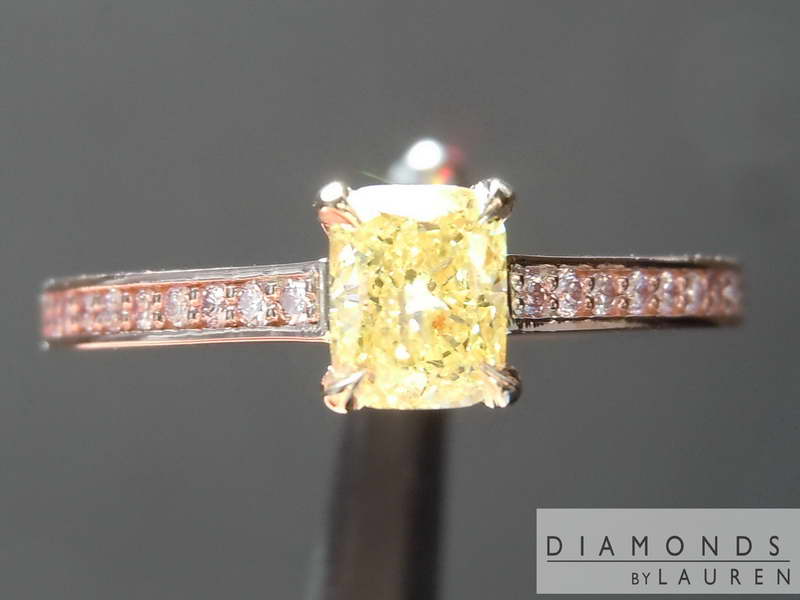yellow diamond ring