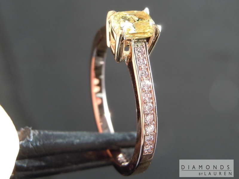 canary diamond ring
