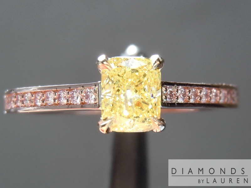 canary diamond ring