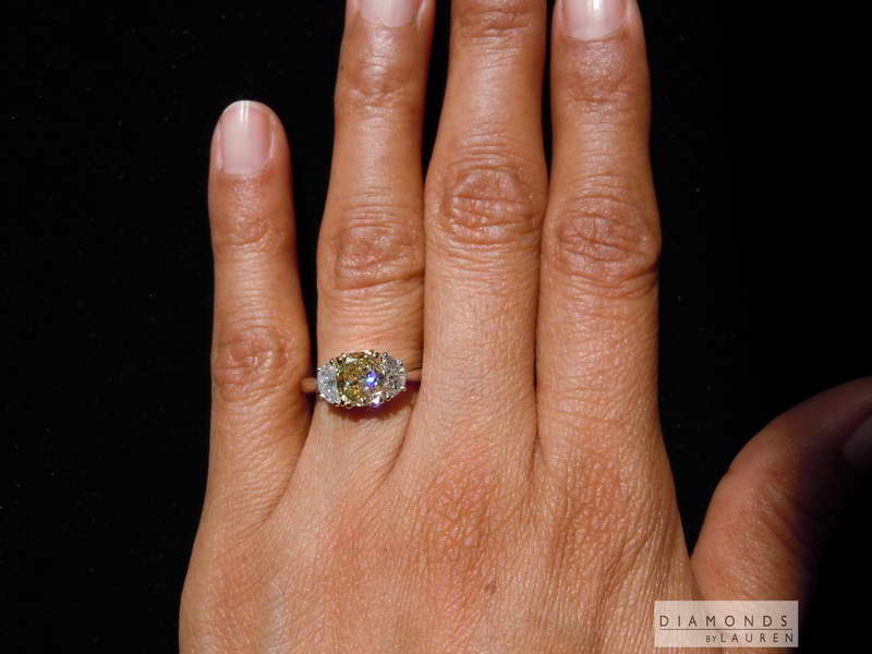 canary diamond ring