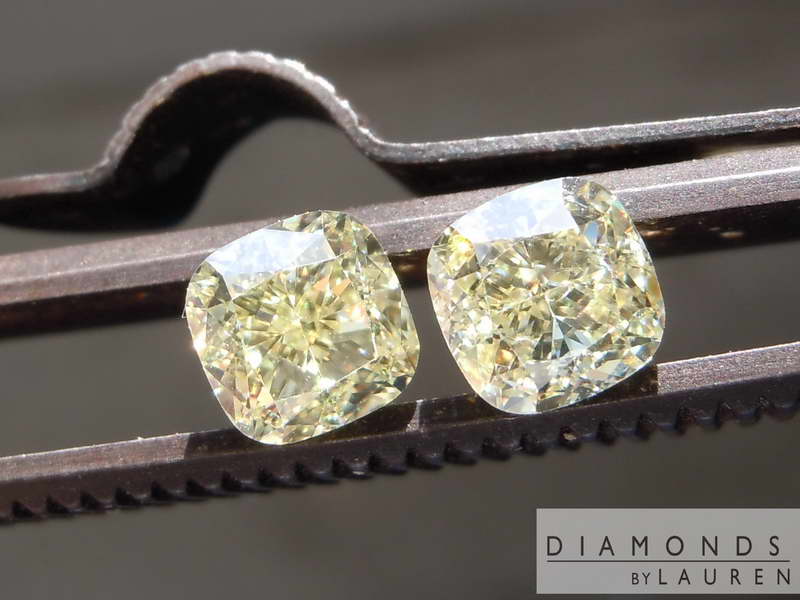 canary diamond earrings