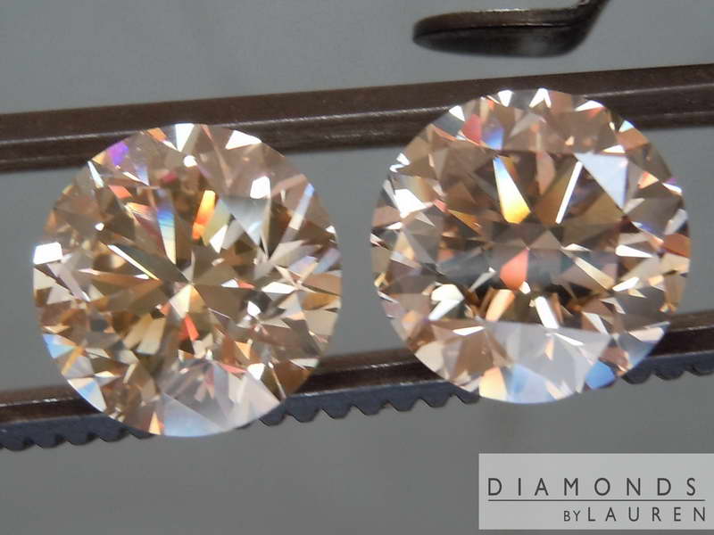 chocolate diamond earrings