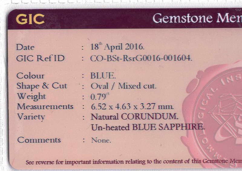natural sapphire