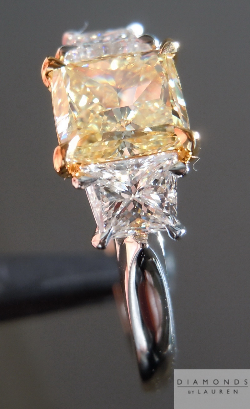 canary diamond ring