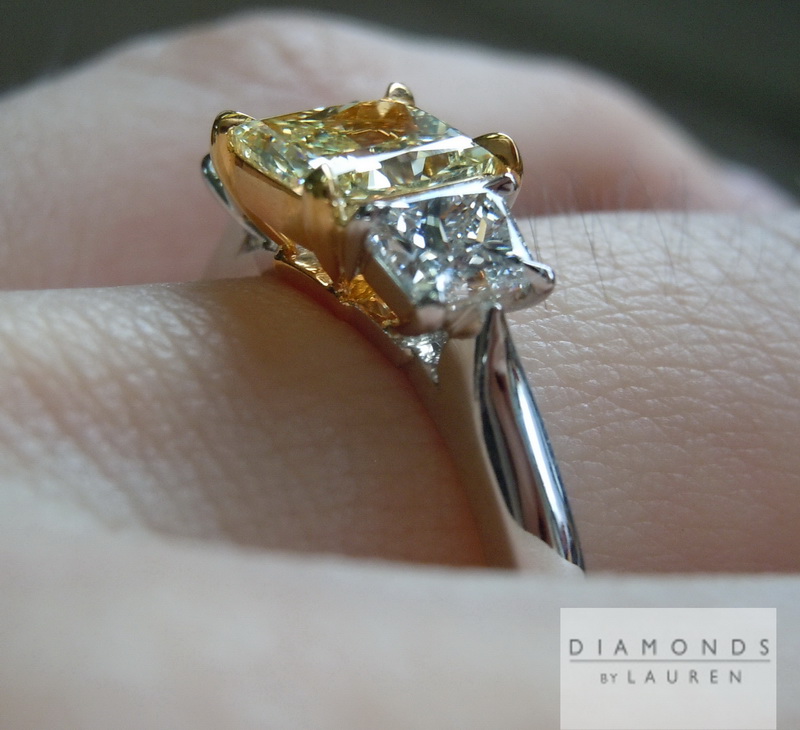yellow diamond ring