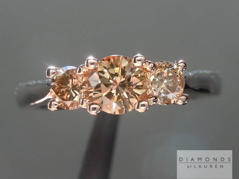 brown diamond ring