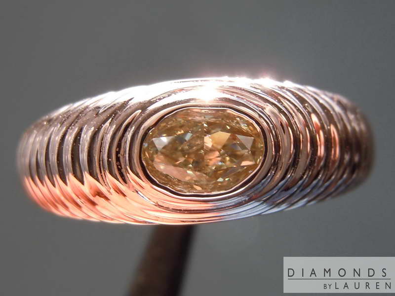 brown diamond ring