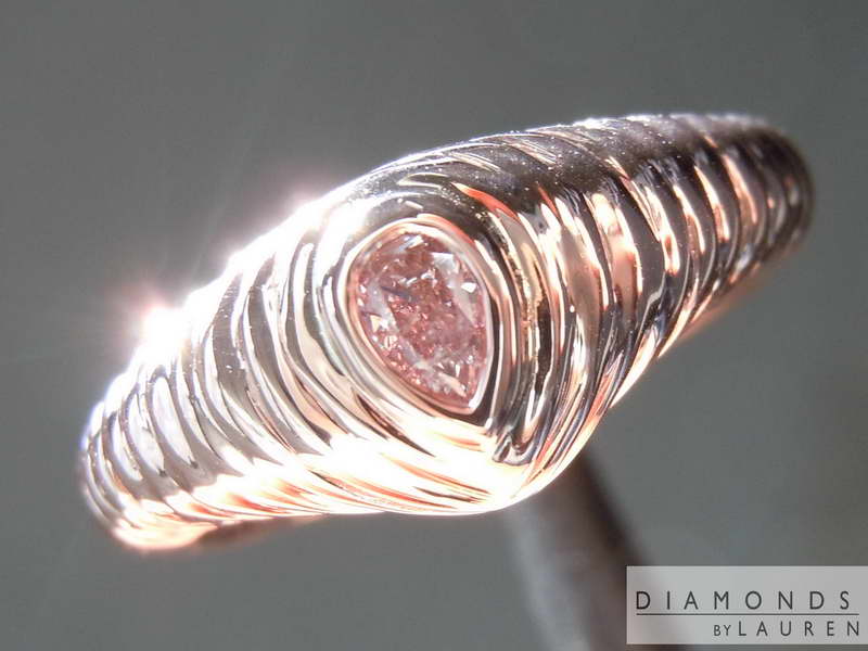 purple diamond ring