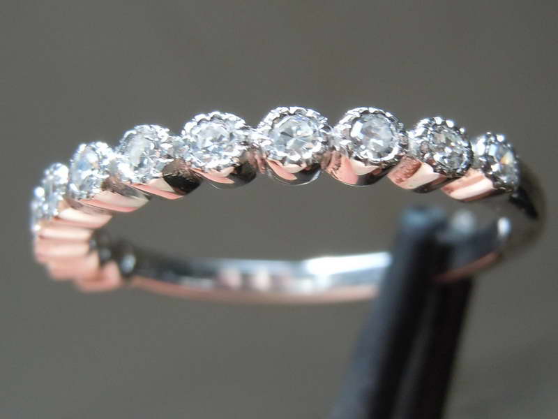 colorless diamond ring