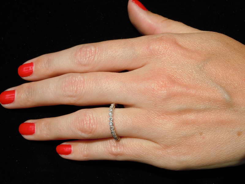 single cut diamond ring