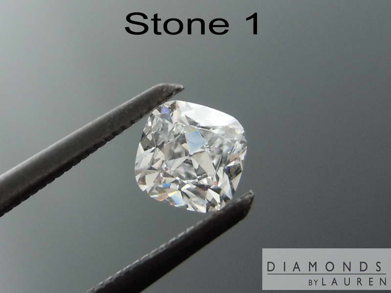 white diamond earrings