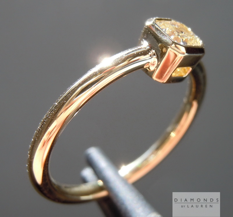 canary diamond ring