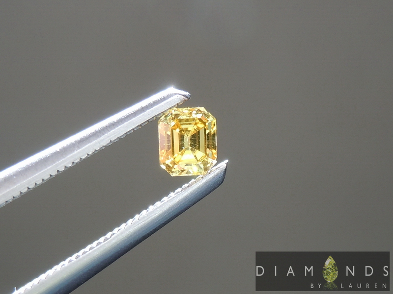 natural orange diamond