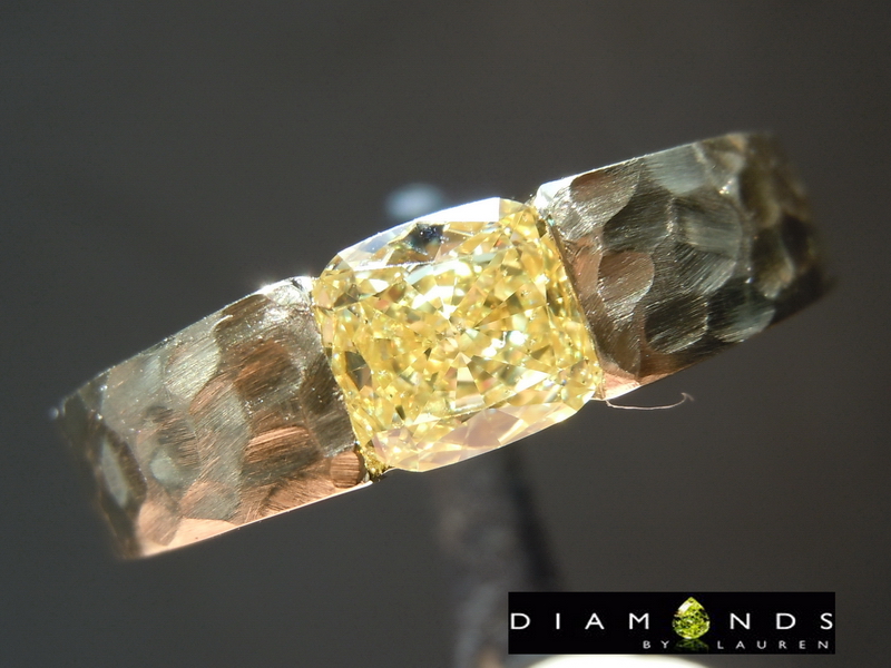 canary diamond ring