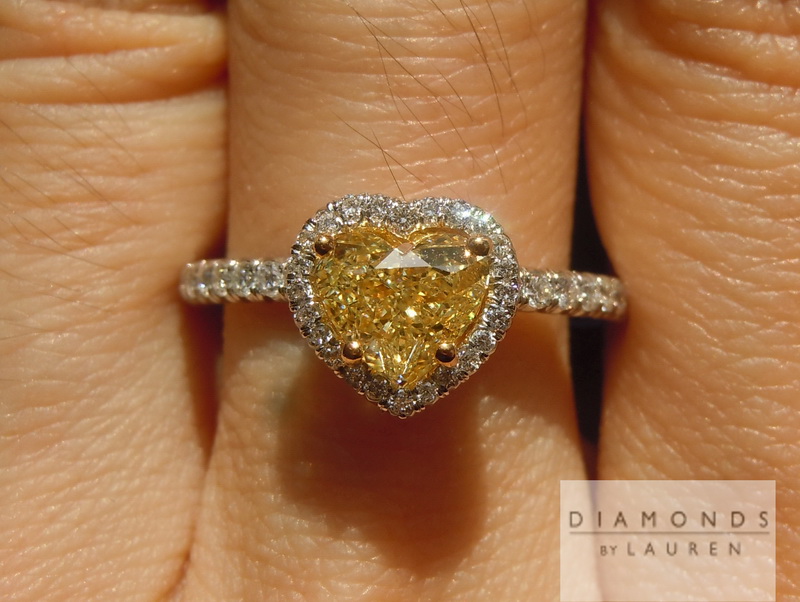 canary diamond ring
