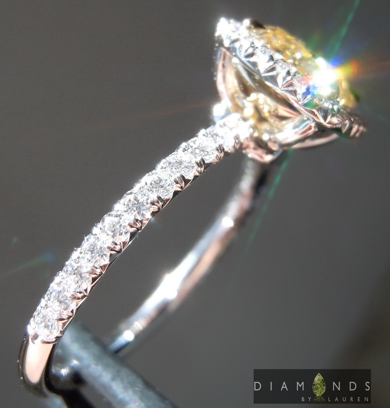 canary diamond ring