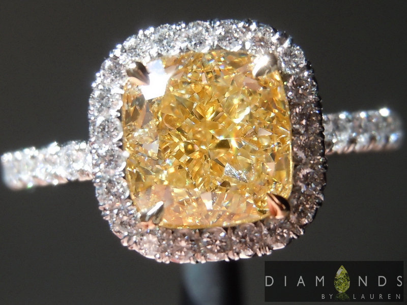 yellow diamondring