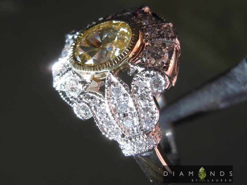 yellow diamondring