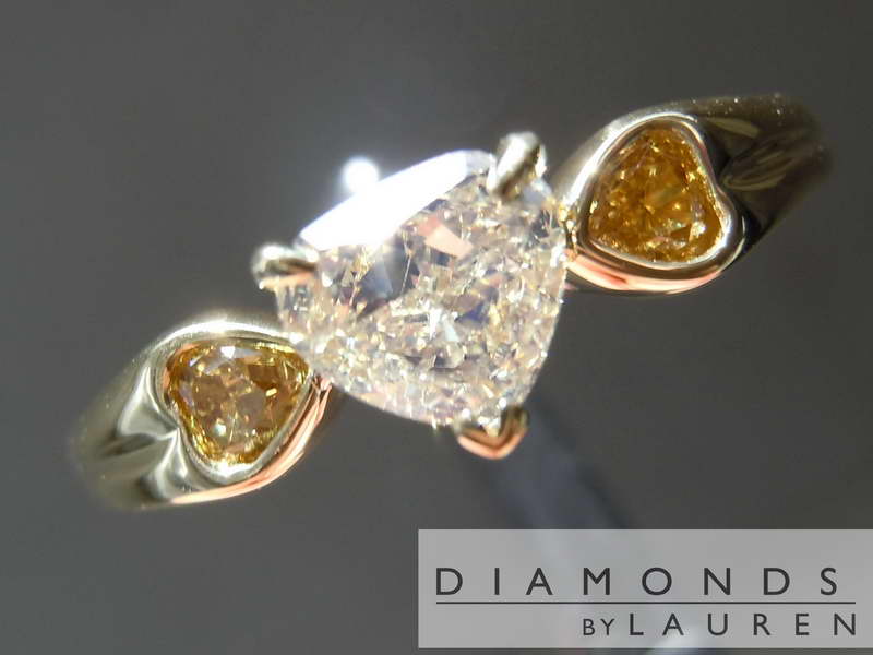canary diamond ring
