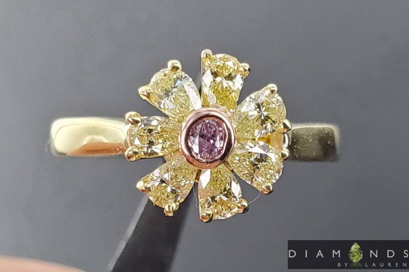 pink diamond ring