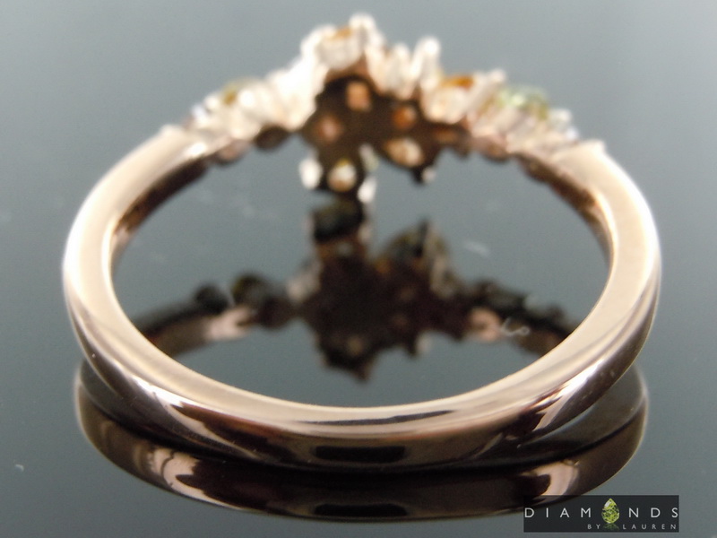 orange diamond ring
