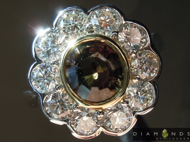 natural alexandrite ring