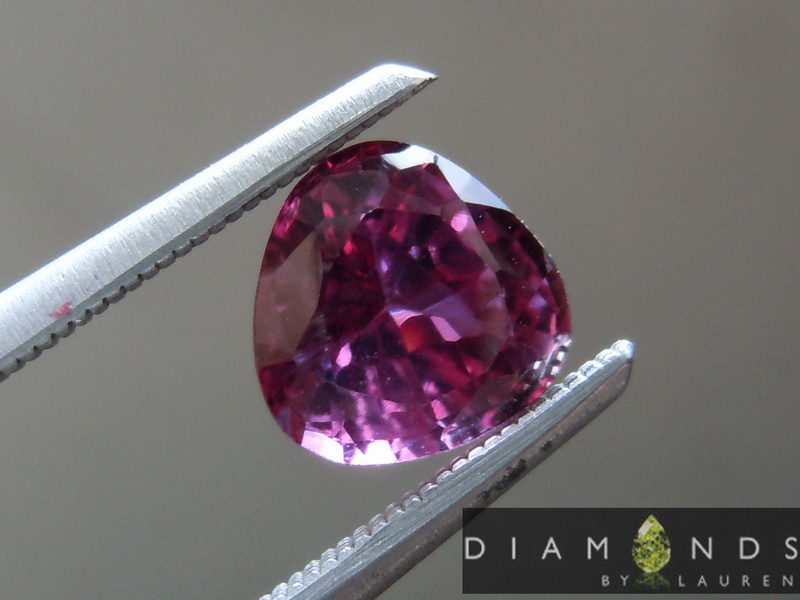 natural purple sapphire